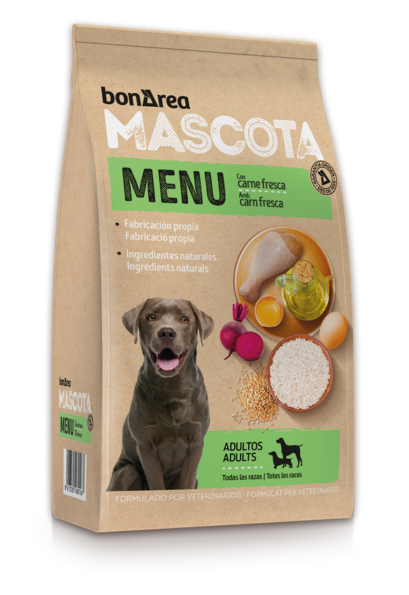 bonÀrea mascota Menu